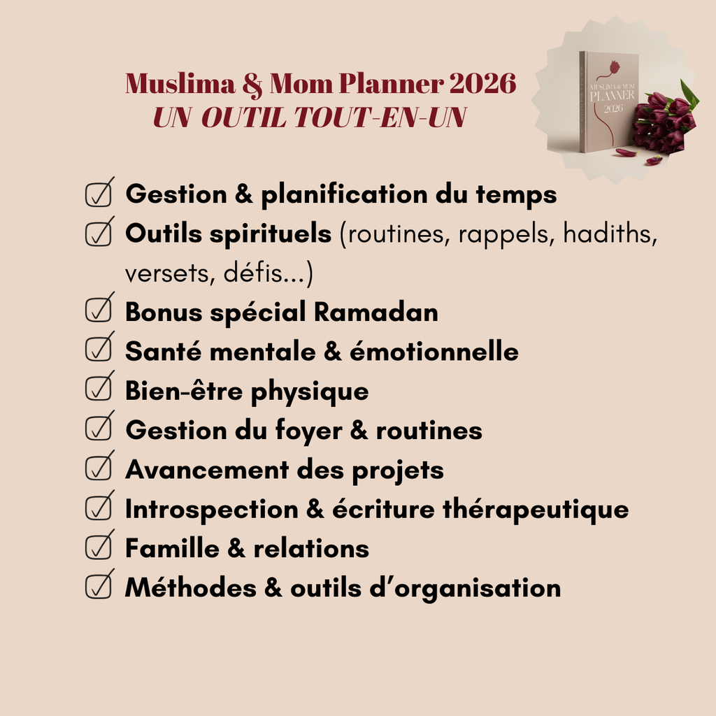 MUSLIMA & MOM PLANNER VERSION 2026 ( VERSION DATÉ)